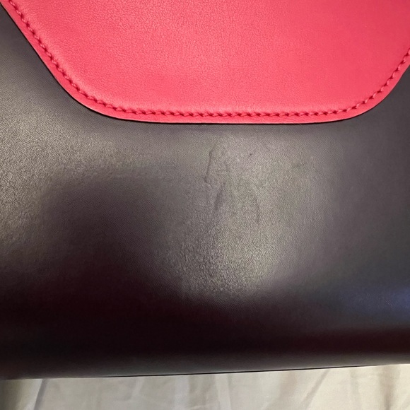 Valextra Iside Medium Red Maroon top handle shoulder bag - Picture 9 of 9